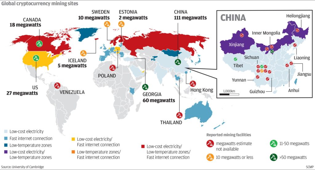 Китайские майнеры планируют переезд в другие страны