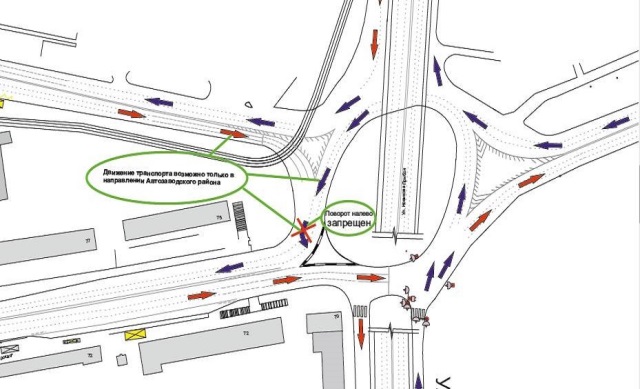 Пролетарское кольцо в Нижнем Новгороде новая схема