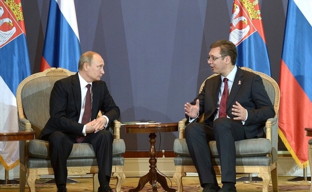 Вучич Путин Косово встреча