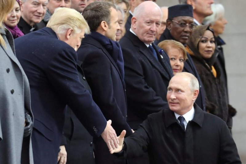 Путин в Париже