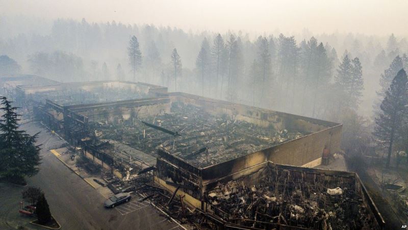 пожар в Калифорнии