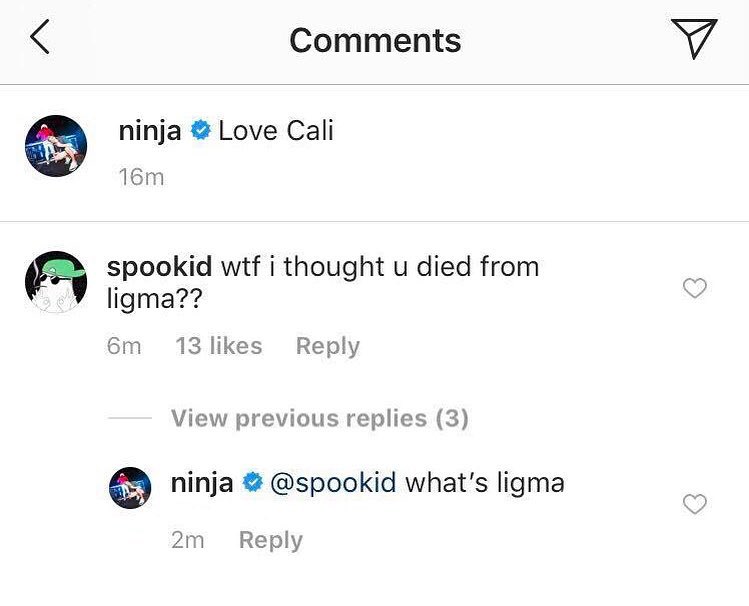 Ninja жертва Ligma