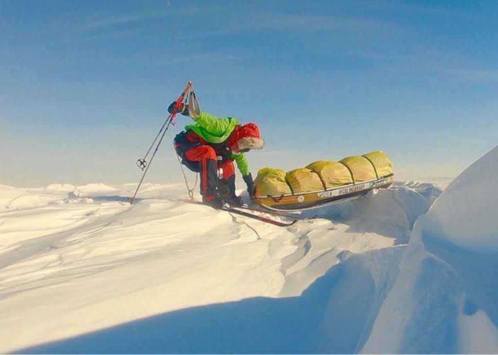 Колин О'Брейди пересечение Антарктиды на лыжах