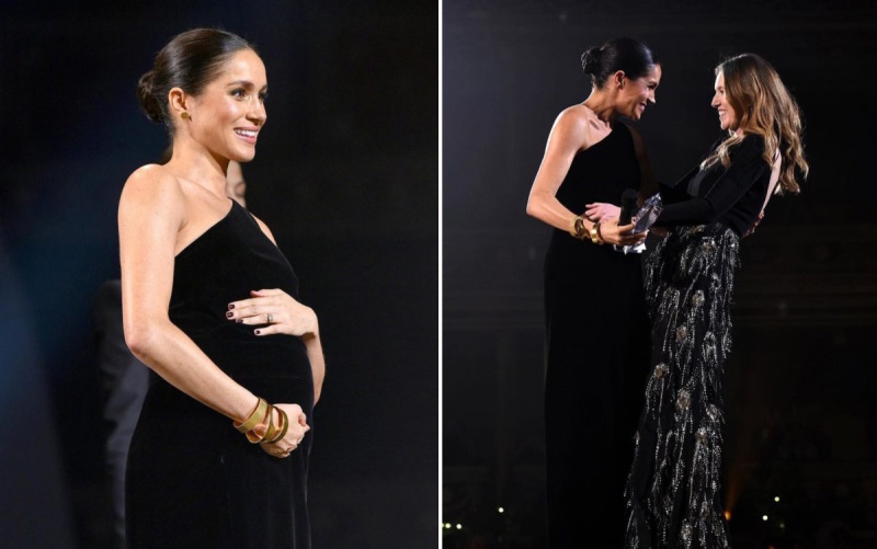 Меган Маркл беременная Fashion Awards 2018