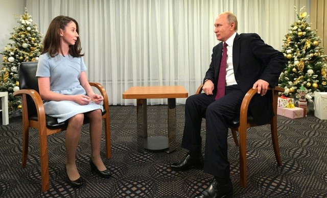 Регина Парпиева из Нижнего Новгорода интервью с Путиным