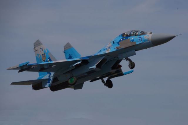 крушение СУ-27 в Украине