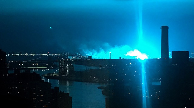 взрыв трансформатора в Нью-Йорке