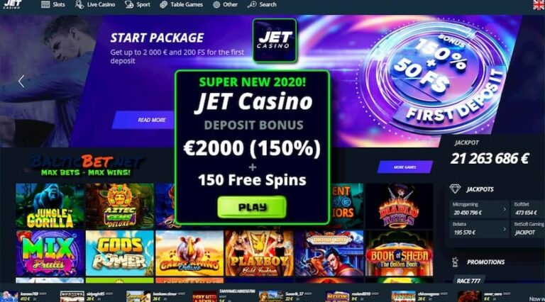 jet casino приложение